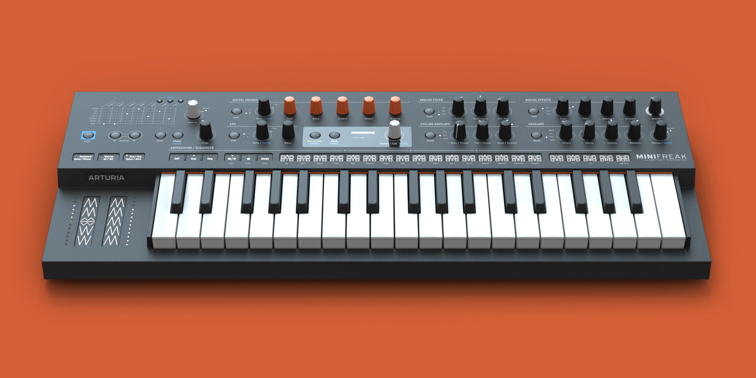 ミキミニ૮₍ ̥⎽ ̫ ⎽ ̥₎ა Arturia MiniFreak: A 37-Key Hybrid Synthesizer Masterpiece